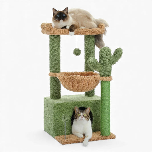 Arbre à Chat 79cm Hamac Design Bois – Sentier